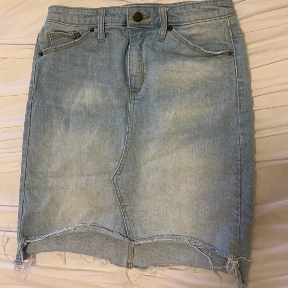 Longer Jean skirt